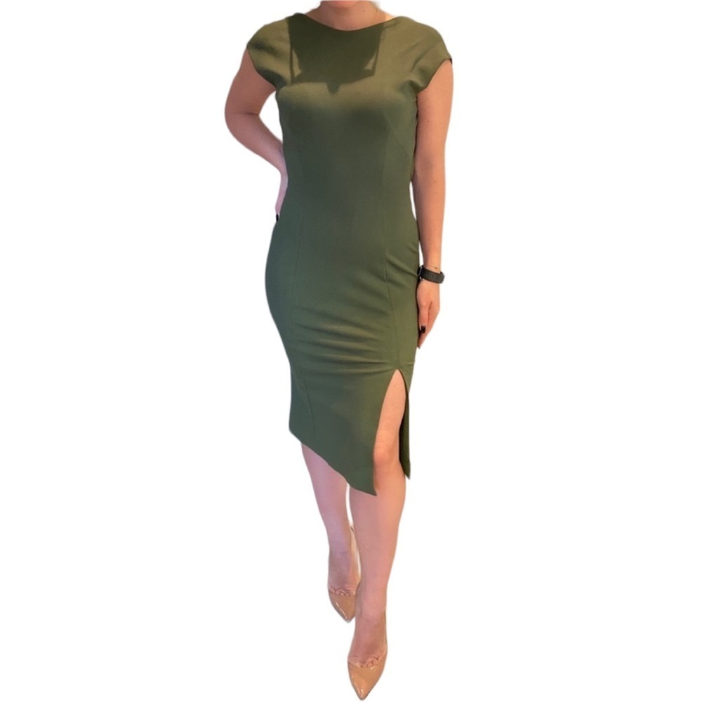 Jovani Cocktail Dress Olive